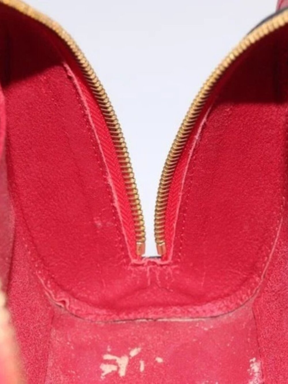 LOUIS VUITTON Epi Dauphine MM Pouch Red M48457 LV Auth th5640 - Picture 14 of 16